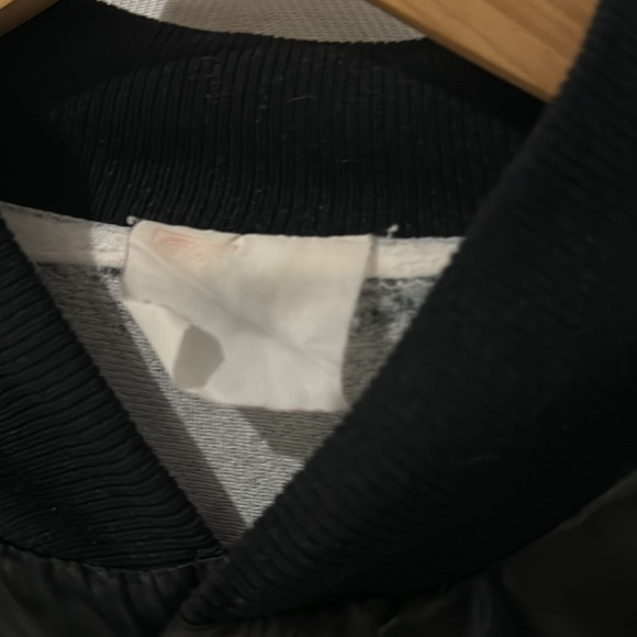 Vintage Grand National Intercooled Satin black Bomber Jacket Mens 80s Buick - Picture 6 of 13